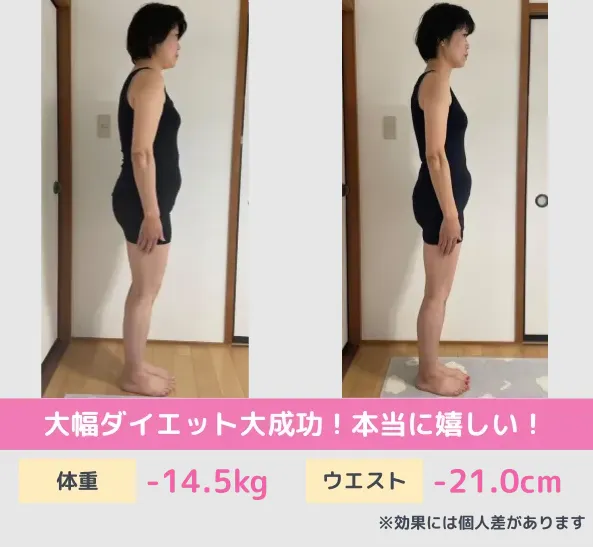 大幅ダイエット大成功!